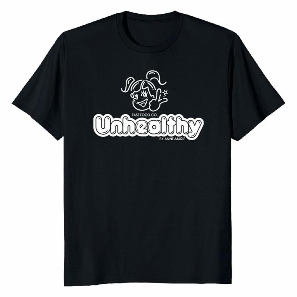Unhealthy Black Graphic T-Shirt